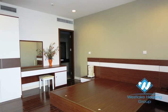 Beautiful apartment for rent in high floor of the Lancaster Building, Ba Dinh District, Hanoi